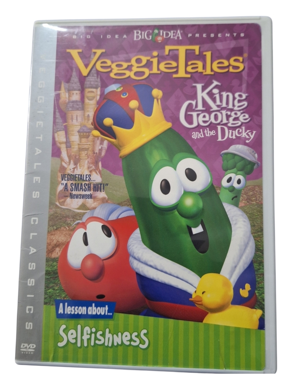 Sony VeggieTales King George and the Ducky - Purple & Green Cover